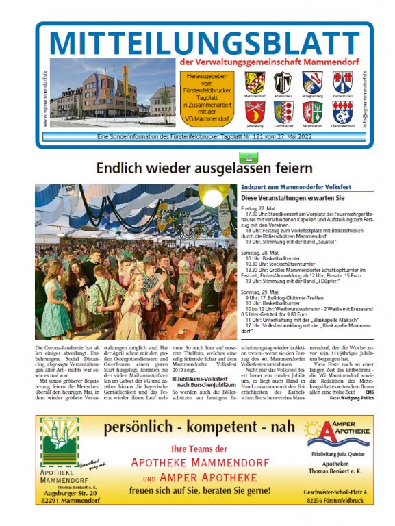 Mitteilungsblatt Mai 2022