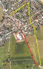 Straßensperrung Hauptstraße Brunnenleitung